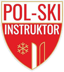 logo instruktor narciarstwa zjazdowego, biegowego i skiturowego
